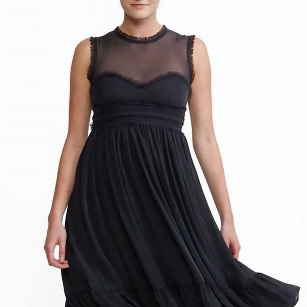 Elegant Black Sleeveless Dress